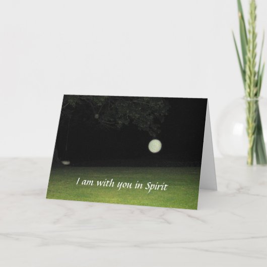 "Ik ben met u in de Geest" Kaart (Voorkant)