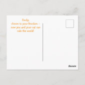 Ik ben met wie vreesde me kat Kaart echtscheiding (Achterkant)