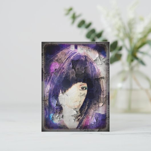 Ik ben met Wig Paars Briefkaart (Staand voorkant)