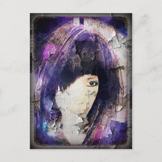 Ik ben met Wig Paars Briefkaart (Voorkant)