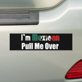 Ik ben Mexicaans Bumpersticker (Op auto)