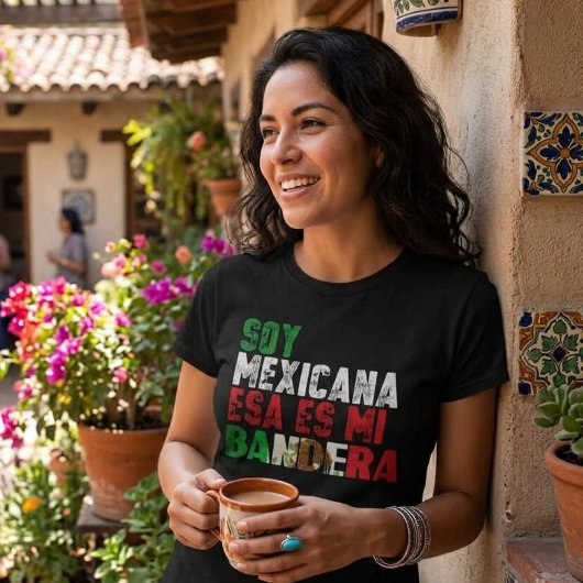 Ik ben Mexicaans, dat is mijn vlag T-shirt