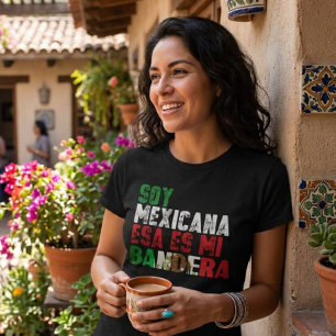 Ik ben Mexicaans dit is mijn vlag tshirt