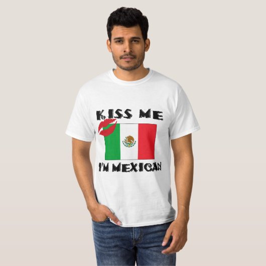 Ik ben Mexicaans. T-shirt (Voorkant volledig)