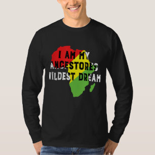 Ik ben mijn ancestoren Wildest Dream Women Black H T-shirt