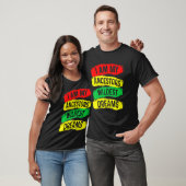Ik ben mijn ancestoren Wildest Dreams Black Histor T-shirt (Unisex)