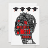 Ik ben mijn ancestoren Wildest Dreams Custom Afstu Feestdagenkaart (Voorkant / Achterkant)