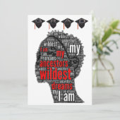 Ik ben mijn ancestoren Wildest Dreams Custom Afstu Feestdagenkaart (Staand voorkant)