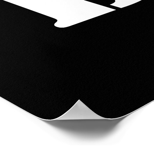 Ik ben mijn baas. Slogan. Poster (Hoek)