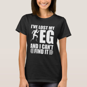 Ik ben mijn been kwijt en kan geamputeerde prothes t-shirt