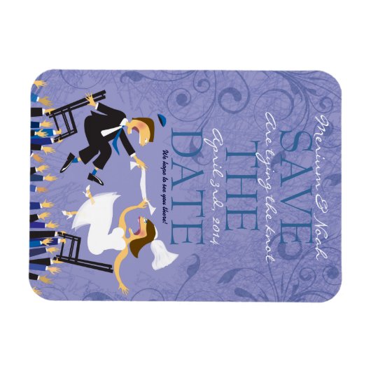 IK BEN MIJN BELOVED Weddenschap om de Datum Magnet Magneet (Horizontaal)