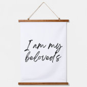 Ik ben mijn Beloved's Paar of Wall Art Hangend Wandkleed (Voorkant)