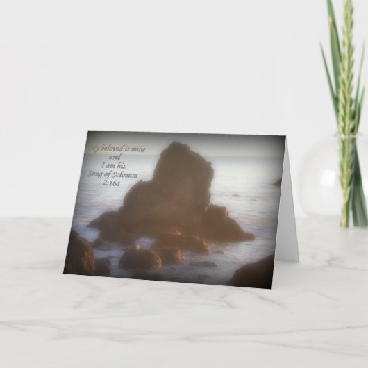 IK BEN MIJN BELOVEN EN MIJN GEMISTEERD IS MINE HEA KAART (Voorkant)