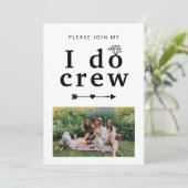 Ik ben mijn Bridesmaid. Kaart (Staand voorkant)