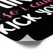 Ik ben mijn buik zodat ik je kan doden poster (Hoek)