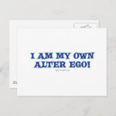 Ik ben mijn eigen afgrijsego! briefkaart (Voorkant / Achterkant)