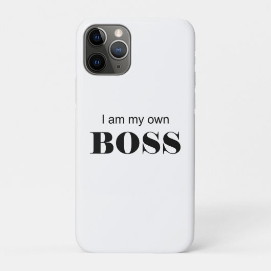 Ik ben mijn eigen baas! Case-Mate iPhone case (Achterkant)