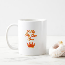 Ik ben mijn eigen baas koffiemok