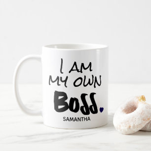 Ik ben mijn eigen baas Pink Business eigenaar Onde Koffiemok