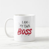 Ik ben mijn eigen bedrijfseigenaar koffiemok (Links)