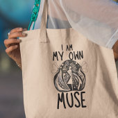 Ik ben mijn eigen Muse Quirky Inspirerend Gift Tote Bag
