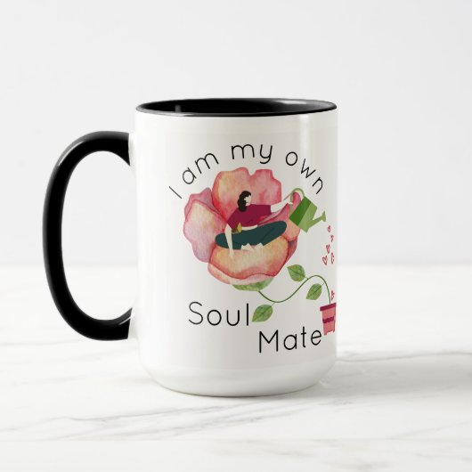 Ik ben mijn eigen soulmate mok (Links)