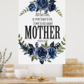 Ik ben mijn engel moeder poster verschuldigd (Keuken)