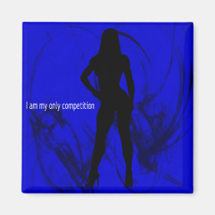 Ik ben mijn enige concurrent - Fitness / Bodybuild Magneet