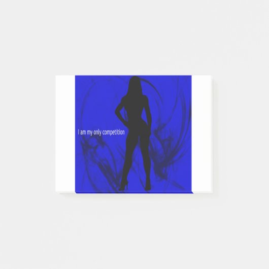 Ik ben mijn enige concurrent - Fitness / Bodybuild Post-it® Notes (Voorkant)