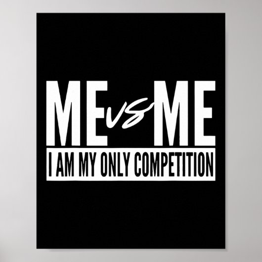 Ik ben mijn enige Inspirerend. Poster (Voorkant)