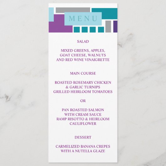 IK BEN MIJN GEDOVED Weddenschapskaart Menu (Voorkant)