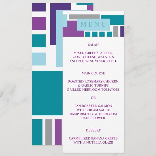 IK BEN MIJN GEDOVED Weddenschapskaart Menu (Voorkant / Achterkant)