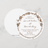 Ik ben mijn geliefde en mijn geliefde is van mij - kaart (Voorkant / Achterkant)