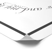 Ik ben mijn geliefde en mijn geliefde is van mij - poster (Hoek)