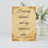 Ik ben mijn geliefde Flat Kaart (Staand voorkant)