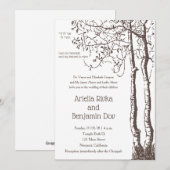 Ik ben mijn geliefde in Uitnodiging voor Diep Root (Voorkant / Achterkant)