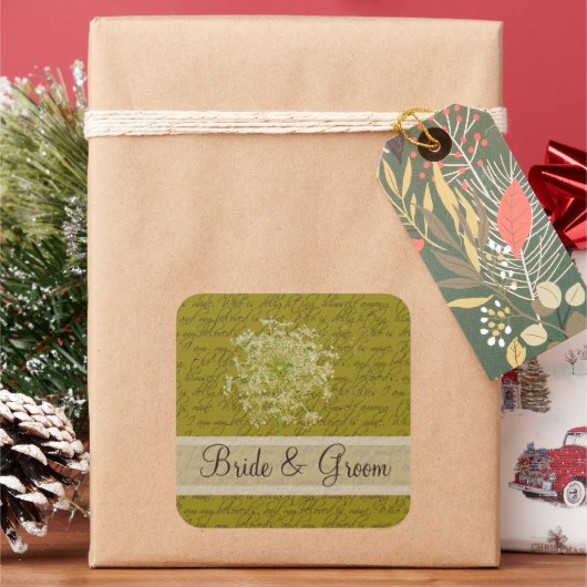 Ik ben mijn geliefde & mijn geliefde is mijn konin vierkante sticker (Feestdagen)