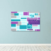 IK BEN MIJN GEMODELDE Joodse bruiloft. Canvas Afdruk (Insitu (Houten vloer))