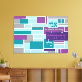 IK BEN MIJN GEMODELDE Joodse bruiloft. Canvas Afdruk (Insitu (Woonkamer))