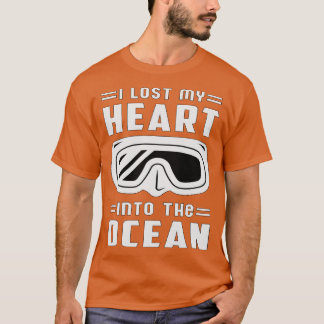 Ik ben mijn hart kwijtgeraakt in de oceaanduiker t-shirt