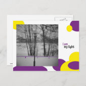 Ik ben mijn licht briefkaart (Voorkant / Achterkant)