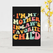 Ik Ben Mijn Moeder In Law S Lievelingskind Dochter Kaart (Gele Bloem)