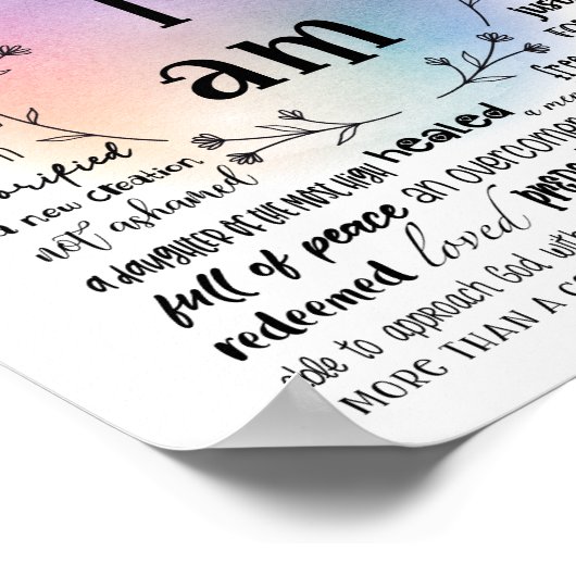 Ik ben mijn Poster van de Identiteit (Hoek)