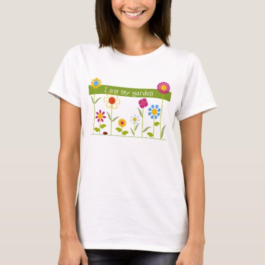 Ik ben mijn tuin t-shirt (Voorkant)
