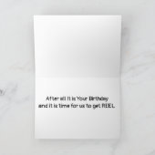 **IK BEN MIJN VISSER AAN HET ROMANSEREN** OP ZIJN  KAART (Binnen)