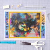 Ik ben mijn voorouders, wilde dromen tissuepapier (Craft)