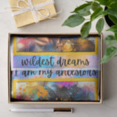 Ik ben mijn voorouders, wilde dromen tissuepapier (Geschenk)