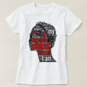 Ik ben mijn voorouders Wildest Dreams Black Girl M T-shirt