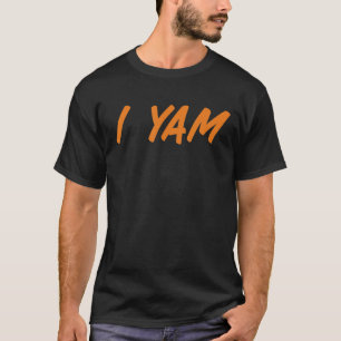 Ik ben mijn zoete aardappel voor een stel dat over t-shirt
