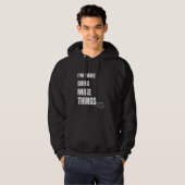 Ik ben Mike Doing Mike Dingen Funny Personalized M Hoodie (Voorkant volledig)